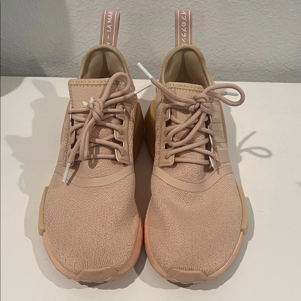 Adidas Beige NMD R1 Sneakers
